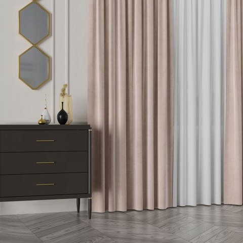 VELVET Tkanina dekoracyjna, wysokość 300cm, kolor 002 beżowy VELVET/TZP/002/000300/1