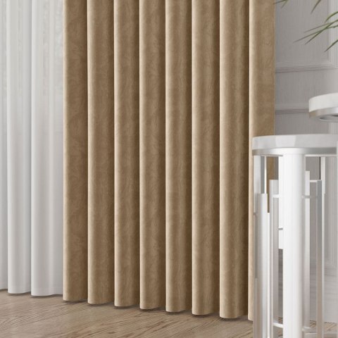 VELVET Tkanina dekoracyjna, wysokość 300cm, kolor 013 ciepły beżowy VELVET/TZP/013/000300/1