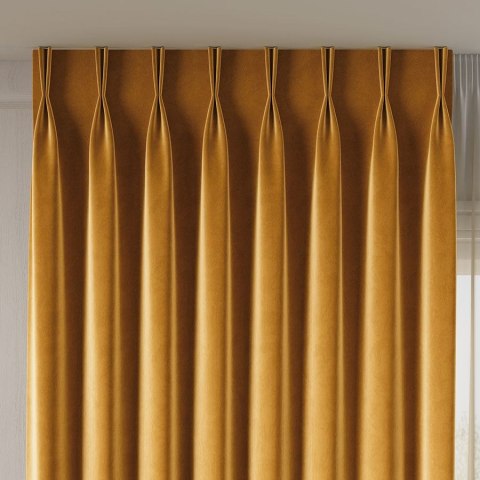 VELVET Tkanina dekoracyjna, wysokość 300cm, kolor 026 szafranowy VELVET/TZP/026/000300/1