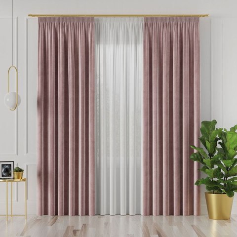 VELVET Tkanina dekoracyjna, wysokość 300cm, kolor 035 pastelowy fioletowy VELVET/TZP/035/000300/1