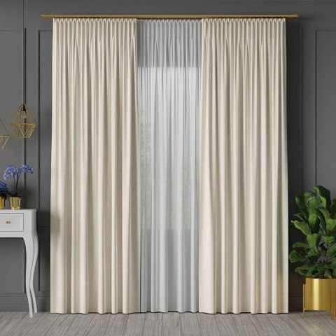 VELVET Tkanina dekoracyjna, wysokość 300cm, kolor 056 ecru VELVET/TZP/056/000300/1