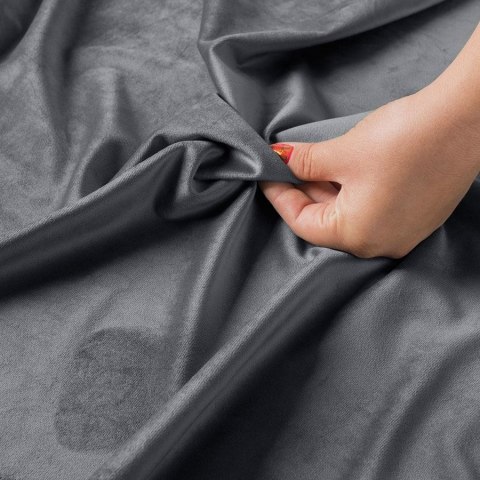 VELVET Tkanina dekoracyjna, wysokość 300cm, kolor 070 ciemny szary VELVET/TZP/070/000300/1