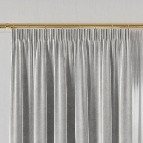 VELVET Tkanina dekoracyjna, wysokość 300cm, kolor 073 jasny szary VELVET/TZP/073/000300/1