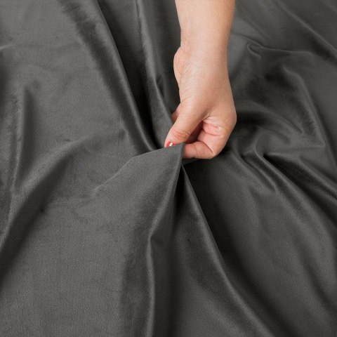 VELVET Tkanina dekoracyjna, wysokość 300cm, kolor 079 ciepły ciemny szary VELVET/TZP/079/000300/1