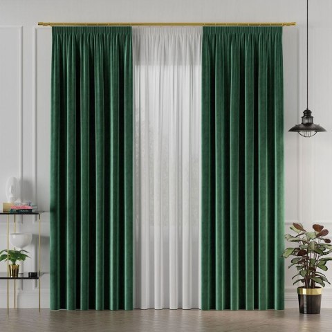 VELVET Tkanina dekoracyjna, wysokość 300cm, kolor 094 butelkowy zielony VELVET/TZP/094/000300/1