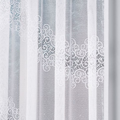 Firanka gotowa żakardowa VIOLETTA rozmiar 160x300 cm kolor biały