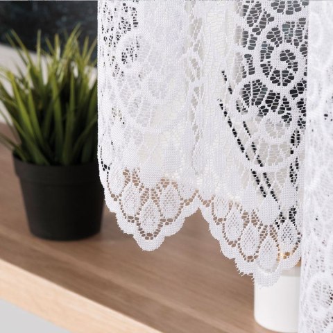 Firanka gotowa żakardowa VIOLETTA rozmiar 160x300 cm kolor biały