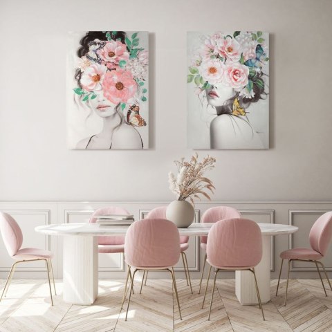 OBRAZ 461B 70X100 CM RÓŻOWY