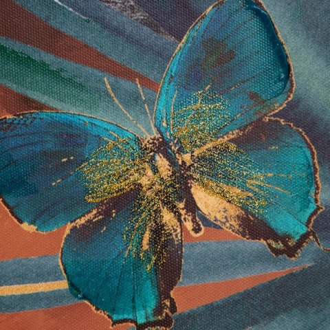 OBRAZ 467B 60X80 CM CIEMNOTURKUSOWY