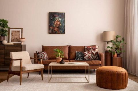 OBRAZ 467B 60X80 CM CIEMNOTURKUSOWY