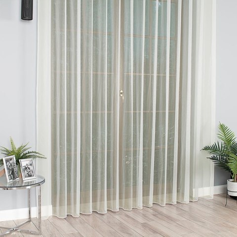 Firanka fantazyjna, wysokość 330cm, kolor 012 kremowy 000430/430/012/000330/1