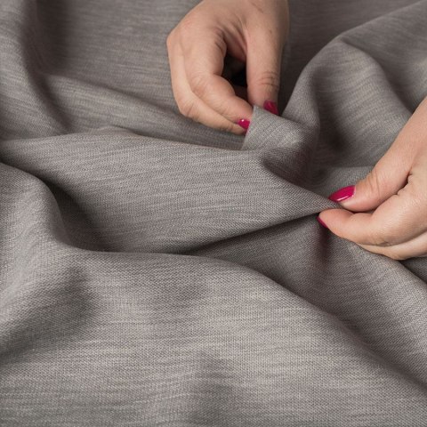 LISA Tkanina dekoracyjna, wysokość 300cm, kolor 014 popielaty 004150/TDP/014/000300/1