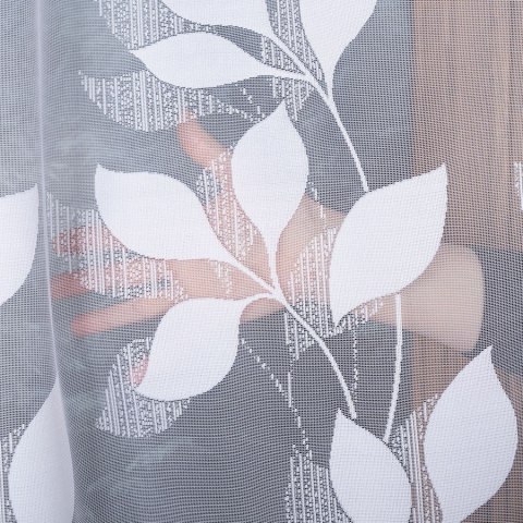 Firanka gotowa żakardowa MARTYNA 200x250 cm kolor biały