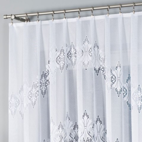 Firanka gotowa żakardowa EMILIA rozmiar 160x340 cm kolor biały