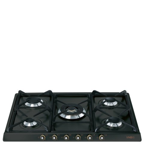 Płyta gazowa Smeg SR775AO Cortina, antracytowa Płyta gazowa Smeg SR775AO Cortina, antracytowa