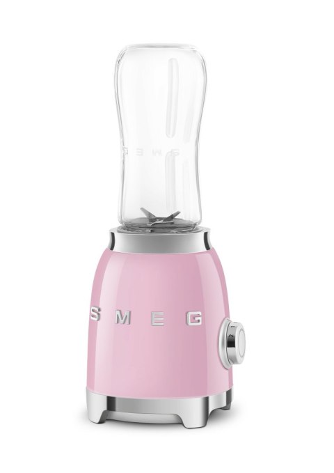 Blender mini Smeg pastelowy róż 300w PBF01PKEU