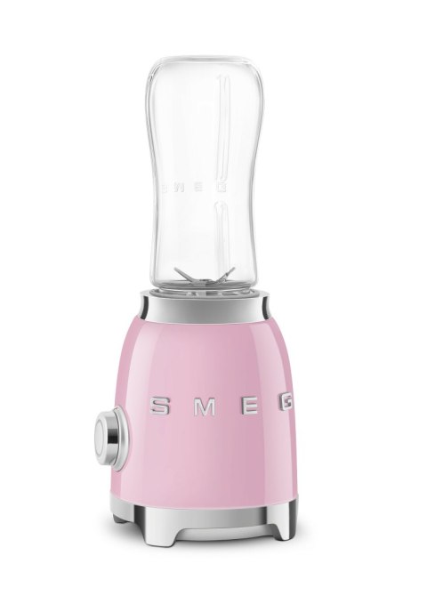 Blender mini Smeg pastelowy róż 300w PBF01PKEU