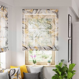 Peruga, Tkanina dekoracyjna Lino, wysokość 190cm, kolor 001 musztardowy D00008/LIN/001/000190/1