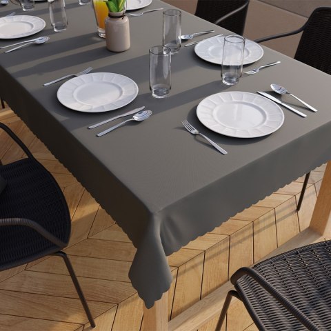 LOTUS Tkanina dekoracyjna wodoodporna, wysokość 300cm, kolor 016 grafitowy TD0008/TDP/016/000300/1