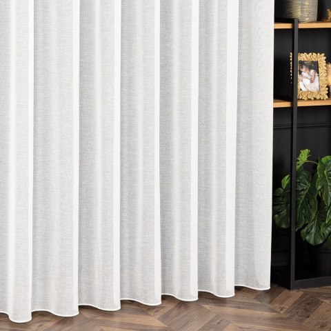 PETRA Firanka z ołowianką, wysokość 320cm, kolor 002 offwhite 020910/000/002/000320/1