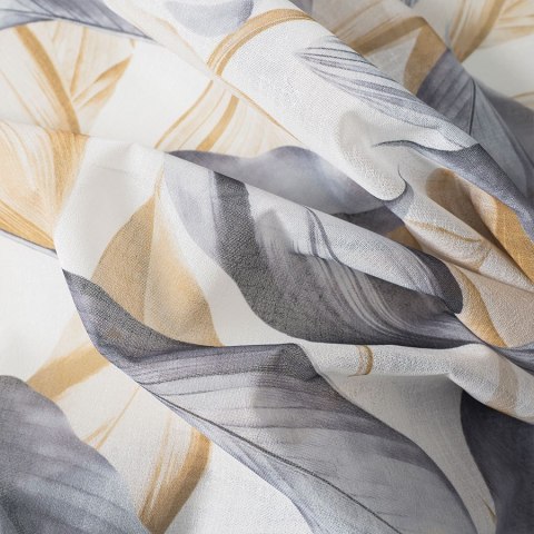 Peruga, Tkanina dekoracyjna Lino, wysokość 190cm, kolor 001 musztardowy D00008/LIN/001/000190/1