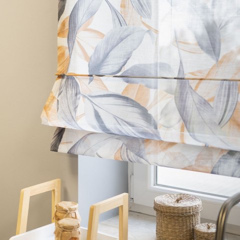 Peruga, Tkanina dekoracyjna Lino, wysokość 190cm, kolor 001 musztardowy D00008/LIN/001/000190/1