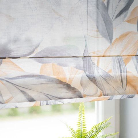 Peruga, Tkanina dekoracyjna Lino, wysokość 190cm, kolor 001 musztardowy D00008/LIN/001/000190/1