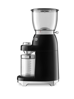 Czarny młynek do kawy Smeg CGF01BLEU
