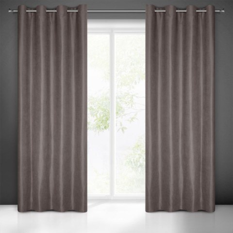 Zasłona gotowa ADA 140x250 cm kolor grafitowy