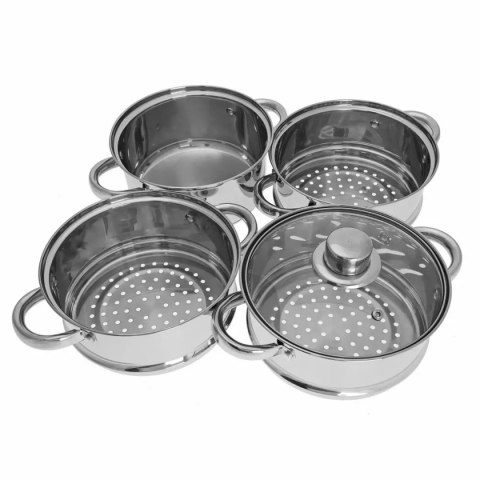 Garnek do gotowania na parze 18 cm 5 el. Kinghoff KH-3317 Garnek do gotowania na parze 18 cm 5 el. Kinghoff KH-3317