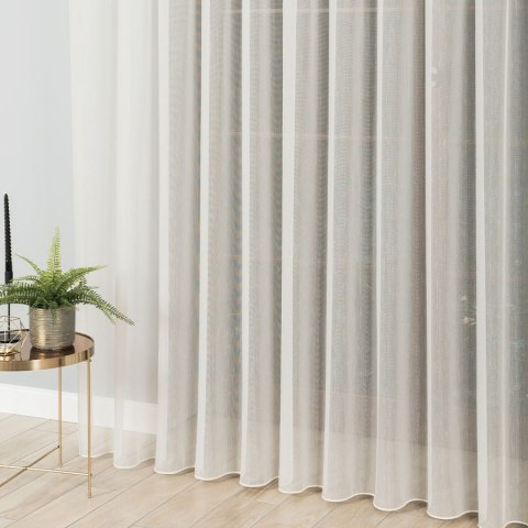 Firanka fantazyjna z ołowianką, wysokość 300cm, kolor 004 kremowy z błyskiem 318578/OLO/004/000300/1