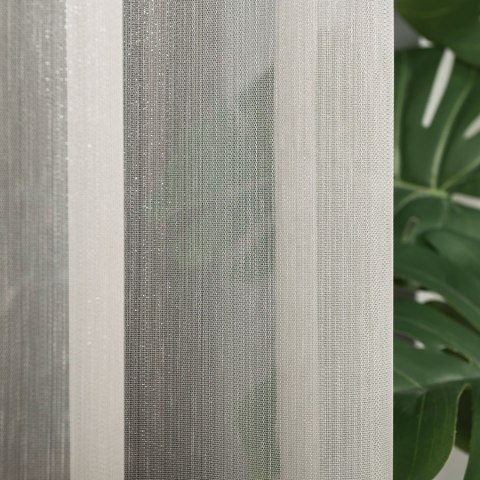 Firanka fantazyjna z ołowianka, wysokość 300cm, kolor 005 szary z błyskiem 318578/OLO/005/000300/1