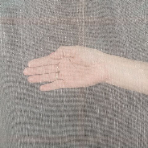 Firanka fantazyjna z ołowianka, wysokość 300cm, kolor 005 szary z błyskiem 318578/OLO/005/000300/1