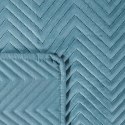Narzuta welwetowa SOFIA 170x210 cm kolor niebieski