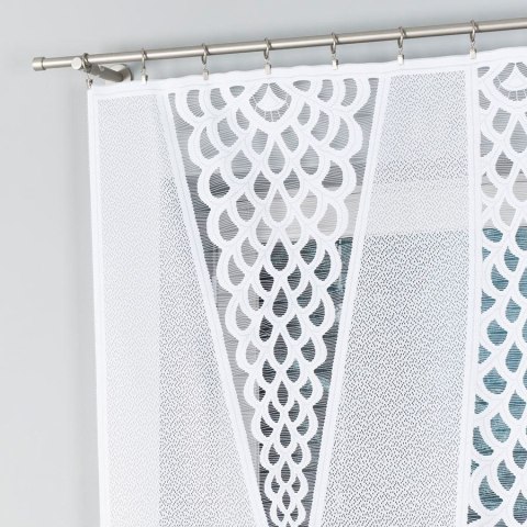 ERYKA Panel żakardowy gotowy, szerokość 160 x wysokość 160cm, kolor 001 biały 019371/PBL/001/160160/1