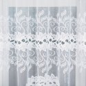 Stwórz przytulną atmosferę w swoim domu z gotową żakardową firanką BASTIA 120x350 cm w kolorze białym