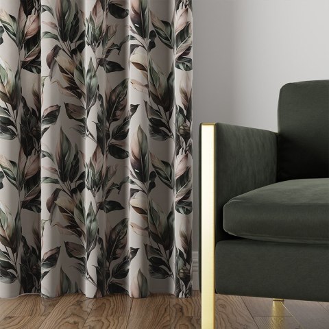 SAMANTA Tkanina dekoracyjna typu MILAS, szerokość 150cm, kolor 001 beżowy D00126/MIL/001/150000/1