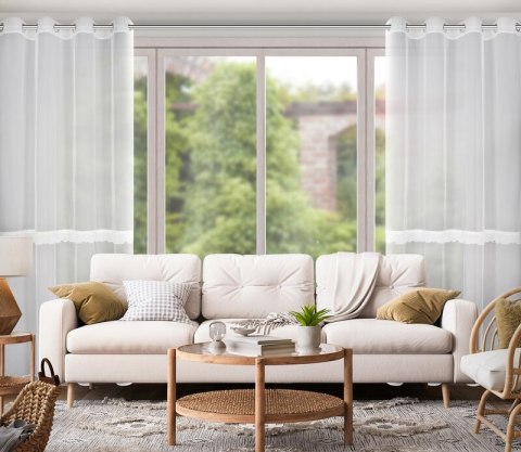 FIRANA GOTOWA SOFI 140 X 260 CM BIAŁY