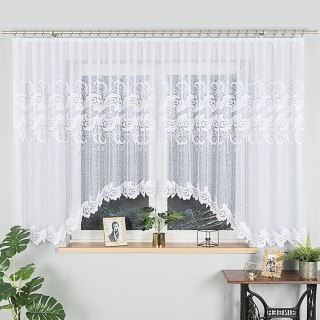 Firanka gotowa żakardowa IWONA 160x500 cm kolor biały