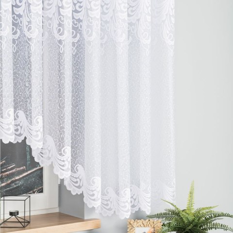 Firanka gotowa żakardowa IWONA 160x500 cm kolor biały