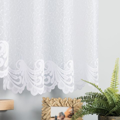 Firanka gotowa żakardowa IWONA 160x500 cm kolor biały