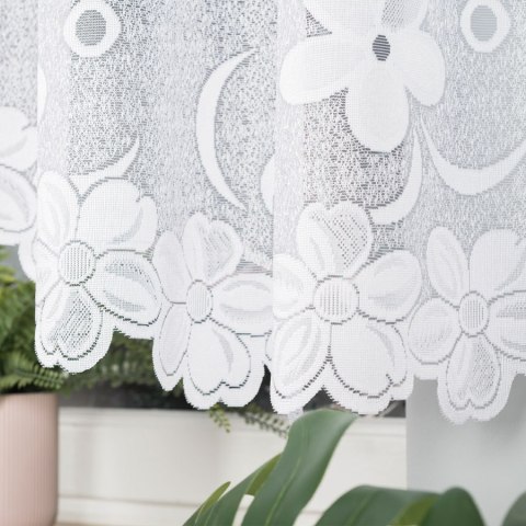 Firanka żakardowa gotowa RENATA 150x400 cm kolor biały