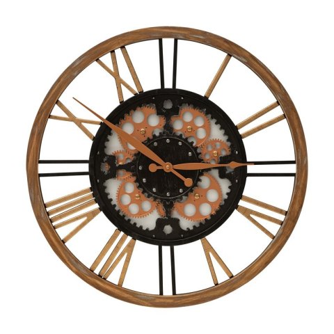 ZEGAR DEKORACYJNY 63 50X6X50 CM CZARNY ZEGAR DEKORACYJNY 63 50X6X50 CM CZARNY