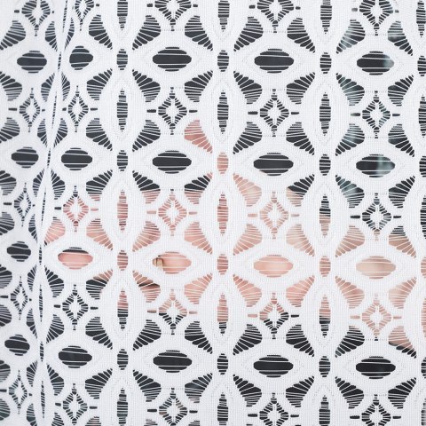 Firanka żakardowa na metry 018869 wysokość 120 cm kolor biały