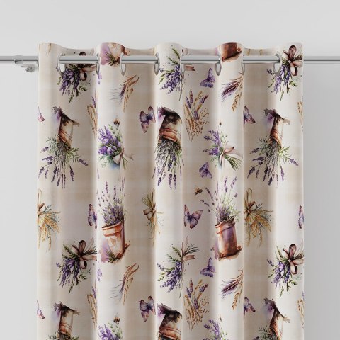 LAVETTE Tkanina dekoracyjna NINA WODOODPORNA, 160cm, kolor 002 beżowy D00168/NIW/002/160000/1