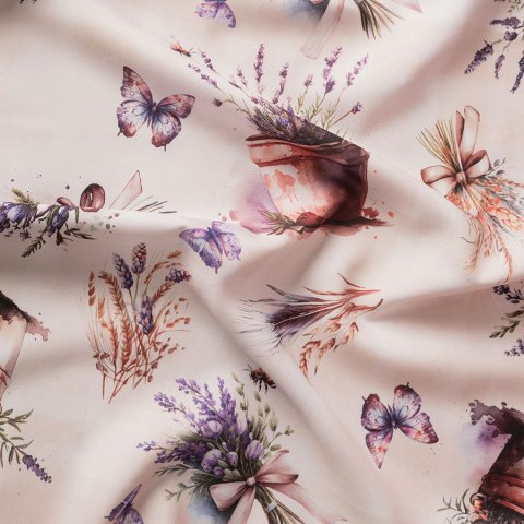 LAVETTE Tkanina dekoracyjna NINA WODOODPORNA, 160cm, kolor 002 beżowy D00168/NIW/002/160000/1