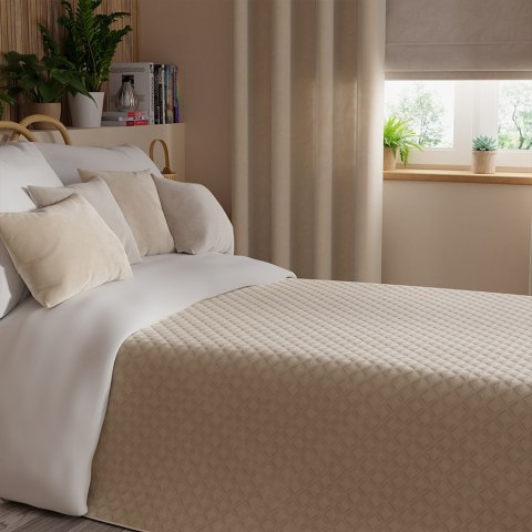 VELVI Narzuta dekoracyjna, rozmiar 220x240cm, kolor 003 jasny beżowy VELVI0/NAP/003/220240/1