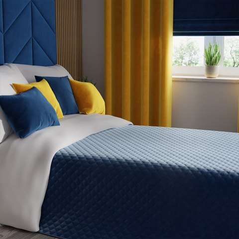 VELVI Narzuta dekoracyjna, rozmiar 220x240cm, kolor 011 granatowy VELVI0/NAP/011/220240/1