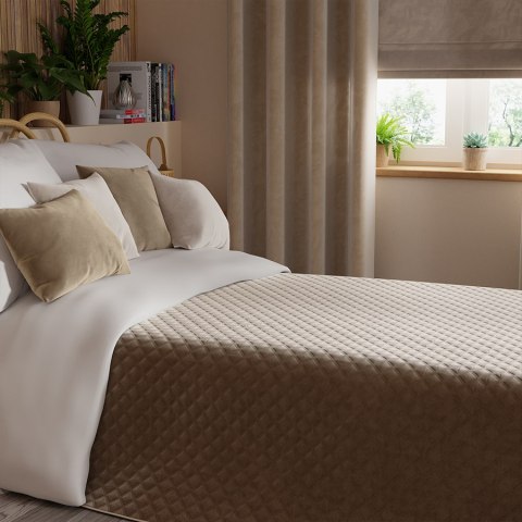 VELVI Narzuta dekoracyjna, rozmiar 170x210cm, kolor 001 ciemny beżowy VELVI0/NAP/001/170210/1