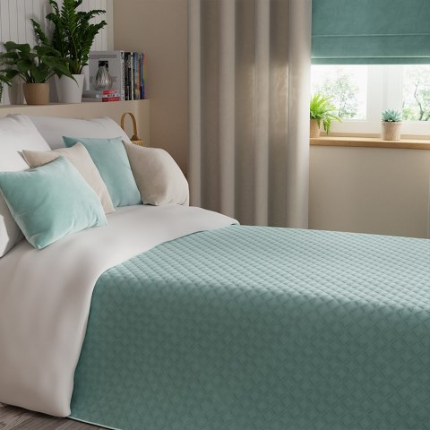 VELVI Narzuta dekoracyjna, rozmiar 170x210cm, kolor 007 miętowy VELVI0/NAP/007/170210/1